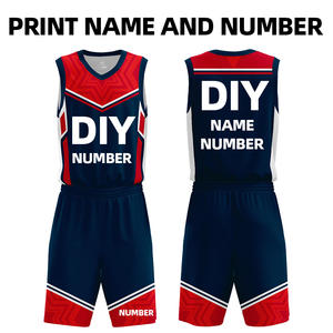 La profesión de los hombres ropa deportiva diseño único uniforme de baloncesto Jersey - Product Image 4