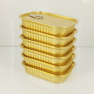 2 pièces Boîte de conserve vide de qualité alimentaire pour thon, poisson, bœuf, sardines, viande, emballage <span class=keywords><strong>en</strong></span> conserve pour aliments pour animaux de compagnie avec couvercle - Product Image 4