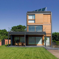 Fabriqué en Chine Prix direct d'usine Maison Villa préfabriquée Maison portable Maison Jardin Style moderne Maison Villa préfabriquée en acier léger