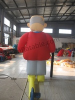 Grand-mère gonflable, personnage de dessin animé pour la décoration de festival