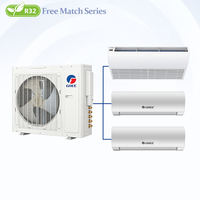 Climatiseur multi-zones mural AC 24000 Btu 2 tonnes 2,5 CV avec moteur DC intelligent et économe en énergie pour la vente en gros