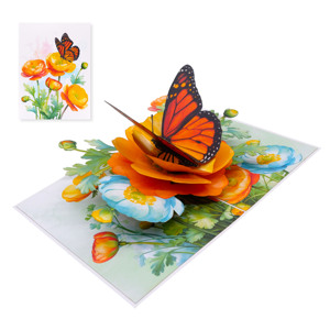 Tarjetas de Felicitación de Papel Hechas a Mano - Artesanías de Última Tendencia al Mejor Precio, Diseño Personalizado 3D con Flores, Animales, Marca Viet-craft - Product Image 2