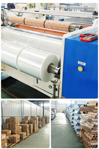 Waterproof <b>Stretch</b> Film Jumbo Roll Single-Sided Acrylic Adhesive PE Material for <b>Machine</b> Use in Carton Sealing - Product Image 2