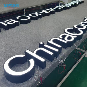 Custom banca Logo LED segno 3D di alta qualità esterno LED edificio illuminato segnaletica per identità aziendale - Product Image 2