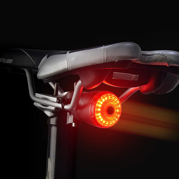Back Light Bike Automatic Induction Led Bicycle Brake Tail Lights Cycle Light Rear