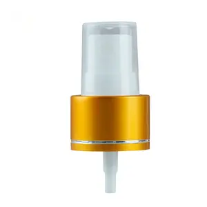 Plastic Rose Gold Aluminum 20 410 18 410 Cosmetic Serum oil Lotion Pump for Bottle