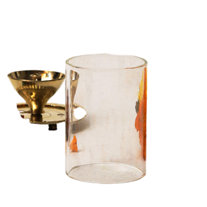Vase à bougie cylindrique en verre dépoli noir mat de luxe, résistant à la chaleur, conteneur vide, emballage personnalisé, prix de gros - Product Image 1