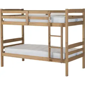 Cama de casal de madeira para crianças, cama dupla para adultos e crianças