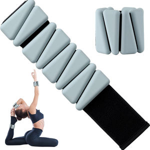 Pesas de Muñeca de Silicona Antideslizantes, Ajustables, Ligeras, para Entrenamiento de Fuerza y Danza, para Mujeres - Product Image 1