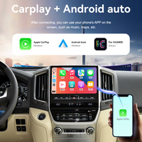 Écran 10 pouces pour Land Cruiser LC200 2016-2021 Android 13 Carplay Autoradio Lecteur multimédia vidéo GPS Navigation DSP OEM