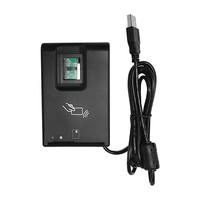 Kartu dan Pembaca NFC Cerdas Antarmuka Ganda USB PC/SC CCID dengan Pemindai Sidik Jari SFR02