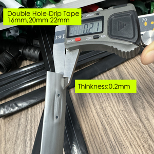 Hệ thống tưới nhỏ giọt 16mm, băng/ống/tuyệt đối nhỏ giọt hai lỗ dùng cho nhà kính, rau củ, quả - Product Image 4