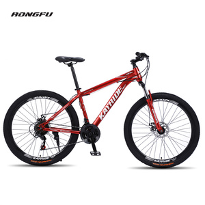 Vélo de montagne <span class=keywords><strong>Cube</strong></span> de haute qualité, 26 pouces, suspension, frein à disque, 21 vitesses, fourche en acier, cadre en acier au carbone, pédale ordinaire - Product Image 1