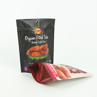 Sacs refermables personnalisés de haute qualité pour la conservation des dattes Medjool – Pochettes verticales à fermeture éclair pour le stockage alimentaire