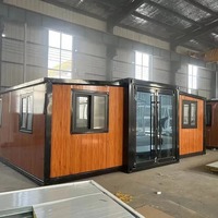 Maison conteneur isolée de 20 pieds et 40 pieds, modulaire, facile à assembler, portable, pour bureau, habitation, campement du personnel dans les sites miniers