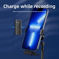 Microphone Lavalier Sans Fil M31 Nouveau Modèle Exclusif 20Hz-20KHz Kit Tout-en-un pour Diffusion en Direct Double Capture Double Transmission