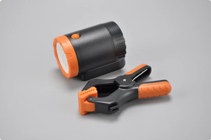 Multi-Functional Clamp Work Light Kit, Rechargeable LED Worklight with Base & Clips for Workshop