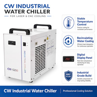 Système de refroidissement numérique industriel moderne à température stable, refroidi par air, machine CW5200, refroidisseur d'eau pour équipement CNC