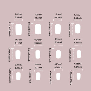 <span class=keywords><strong>Uñas</strong></span> Postizas de Alta Calidad Estilo Hepburn con Diseño de Mariposa, Diamantes y <span class=keywords><strong>Lunares</strong></span>, Adhesivas, para Maquillaje y Belleza - Product Image 6