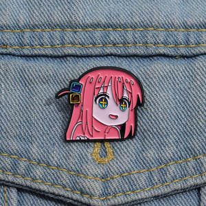Broches de Cosplay del Anime <span class=keywords><strong>BOCCHI</strong></span> <span class=keywords><strong>the</strong></span> <span class=keywords><strong>ROCK</strong></span>, Lindos Pins de Personajes para Ropa, Mochilas, Solapas, Accesorios de Moda, Regalos - Product Image 1