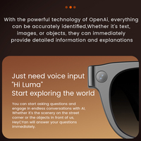 Gafas Inteligentes con IA G600Pro 2026, Cámara de 13MP, Grabación 1080P, Traducción IA en Tiempo Real, Llamadas por Bluetooth, Audio Abierto, Batería de Larga Duración de 290mAh
