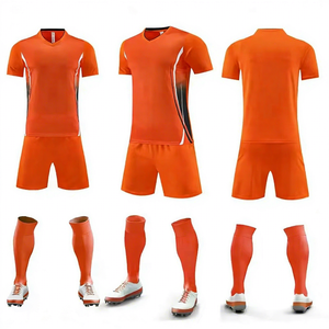 Camiseta de fútbol <span class=keywords><strong>retro</strong></span> personalizada de calidad superior Conjunto barato de seis agujas estirable de cuatro agujas - Product Image 2