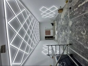 Corps en aluminium Lampes d'atelier à LED Station de beauté pour voiture Lumière de tunnel automatique Détaillant Blanc froid Lampe de travail AC Power Waterproof - Product Image 3