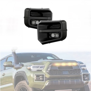 LUMA Auto Exterior Parts <b>LED</b> Fog <b>Light</b> <b>Cover</b> With Fog for 2016-2023 Dual Color Front Bumper Fog <b>Light</b> - Product Image 1