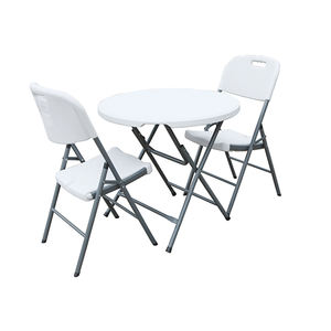 Mesa de Comedor Redonda Moderna para Exterior, Mesas Redondas para Banquetes, Directo de Fábrica - Product Image 5