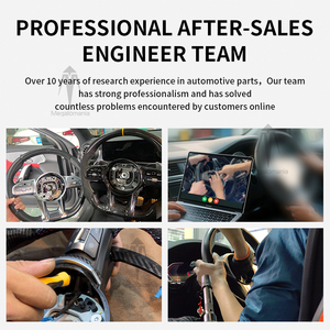 Accesorios Interiores Personalizados para Automóviles Deportivos Compatibles con <span class=keywords><strong>Jaguar</strong></span> XFL XJ F-TYPE XF E-PACE XE XEL F-PACE Ftype Volante de Fibra de Carbono - Product Image 6
