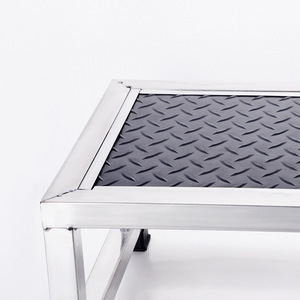 Tabouret de pieds en acier inoxydable Xing Hong, simple ou double couche, épaissi, pour hôpital, pharmacie, examen gynécologique - Product Image 2