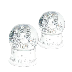 <span class=keywords><strong>2022</strong></span> nouveau globe de neige en résine mignon personnalisé avec modèle en verre léger d'animaux de noël pour la décoration de la maison et des Souvenirs - Product Image 5