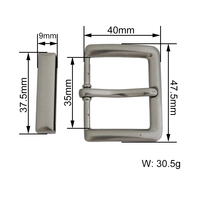 Boucles de ceinture pour hommes d'affaires, logo gravé sur mesure, alliage de zinc, métal résistant à la rouille, anti-rayures, pour ceinture en cuir