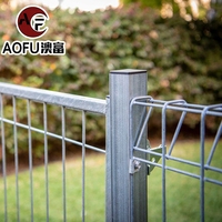 Clôtures de sécurité en acier revêtues de PVC Clôtures soudées en fil de clôture BRC Roll Top Garden