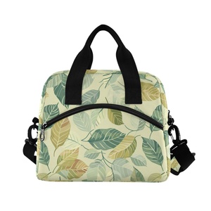 Hawaiian Custom Tropical Leaves Insulated Lunch Cooler Bag 15L Polyester Food Storage Thermal Stylish and Practical Lunch Bag - Product Image 2