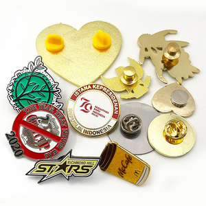 Vente en gros de badges émaillés personnalisés (durs et souples), épingles à chapeau, badges métalliques, broches, épingles de revers anime pour vêtements, avec carte de support - Product Image 2