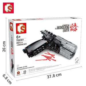 Sembo Block 704301 413 Stück Wandering Earth Original Autorisierte Bausteine Signal Gun Building Blocks - Product Image 5