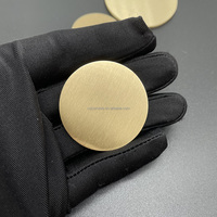 Plaques de pièces de monnaie vierges en laiton de 2 mm d'épaisseur, 30 mm, 32 mm, 35 mm, 40 mm, personnalisables par gravure