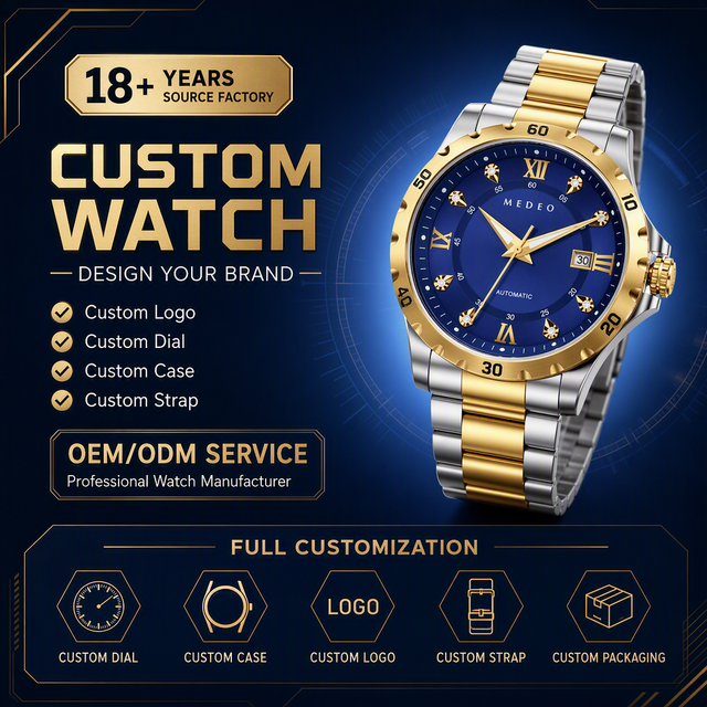 Men Watches Swimming 5Bar Waterproof Screw Crown Japan MIYOTA Movement Mechanical Watch Newest Version Wristwatch