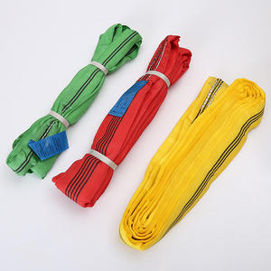 Juego de Eslingas Redondas de Poliéster de 2t/4t/8t/10t - <span class=keywords><strong>Eslinga</strong></span> Redonda <span class=keywords><strong>Sin</strong></span> <span class=keywords><strong>Fin</strong></span> de 4 mm de Grosor + Funda <span class=keywords><strong>Tubular</strong></span> para Uso en Máquinas Elevadoras - Product Image 4