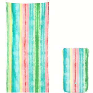 Toalla de Playa Summer Dock Bay de Secado Rápido, Antiarena, Compacta y Ligera, Incluye Bolsa, Color Melón, Tamaño Grande (160x90cm) - Product Image 1