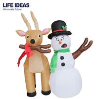 Gros gonflables décoratifs, bonhomme de neige et cerf, pour noël, nouveau Design, prix bon marché, nouvelle collection,