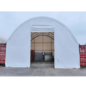 Abri conteneur en gros à prix abordable, abri en tissu PVC, abri dôme, abri tente conteneur extérieur, tente de toit PVC/PE - Product Image 5