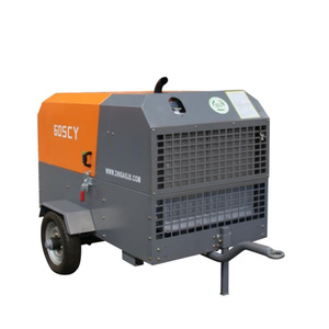 Fabriek Directe Verkoop Towable Twin Diesel Schroef Luchtcompressor Voor Waterput Boormachine - Product Image 4