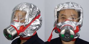 Masque anti-fumée de haute qualité pour évacuation d'incendie en 30/40 minutes, cagoule de pompier de sécurité, capuche d'évacuation d'urgence, masque à oxygène non tissé - Product Image 3