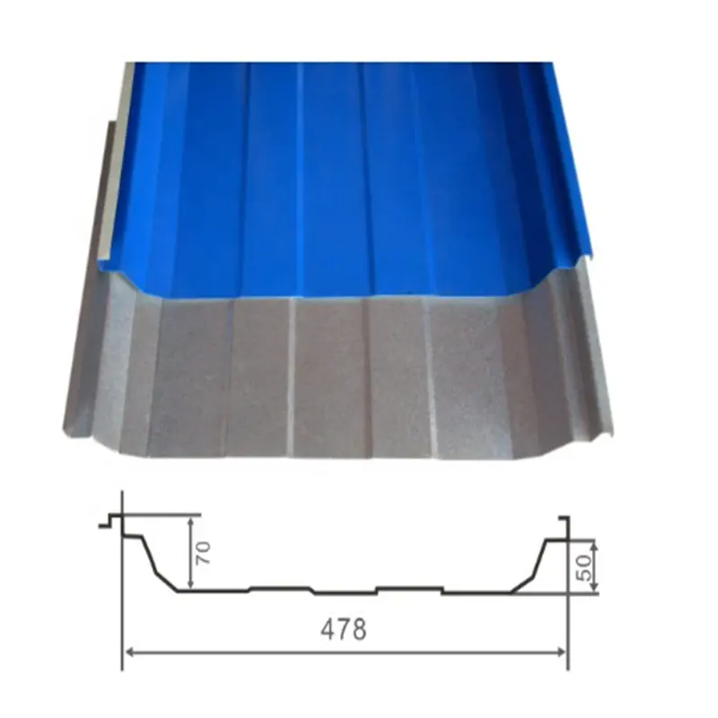 Láminas de techo de Zinc galvanizado, corrugado, 0,8mm, color RAL
