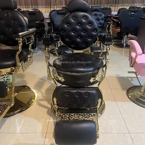 Silla de peluquería de alta calidad de fabricante, silla reclinable para peluquería, silla de salón de belleza