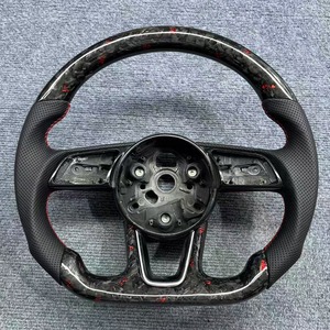 Volant en fibre de carbone YTcarbon à <span class=keywords><strong>prix</strong></span> d'usine pour le marché secondaire automobile pour <span class=keywords><strong>S4</strong></span> S5 S6 S7 S8 A3 A4 A5 A6 A7 A8 Q3 Q5 Q7 - Product Image 4