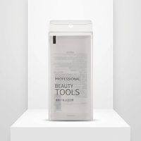 Boîte d'emballage personnalisée transparente pour cosmétiques et soins de la peau en PET, PVC, PP, boîte en acétate, boîtes imprimées