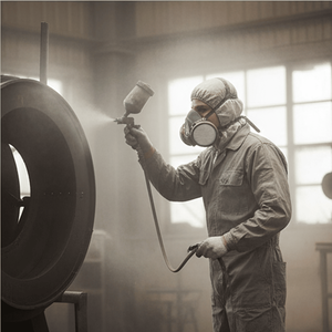 3300 सस्ती कीमत आधा चेहरा श्वासयंत्र मास्क धोने योग्य डिए सैंडिंग पेंटिंग टैप रासायनिक 3-परत सांस लेने वाले वाल्व कम सांस लेने वाले - Product Image 2